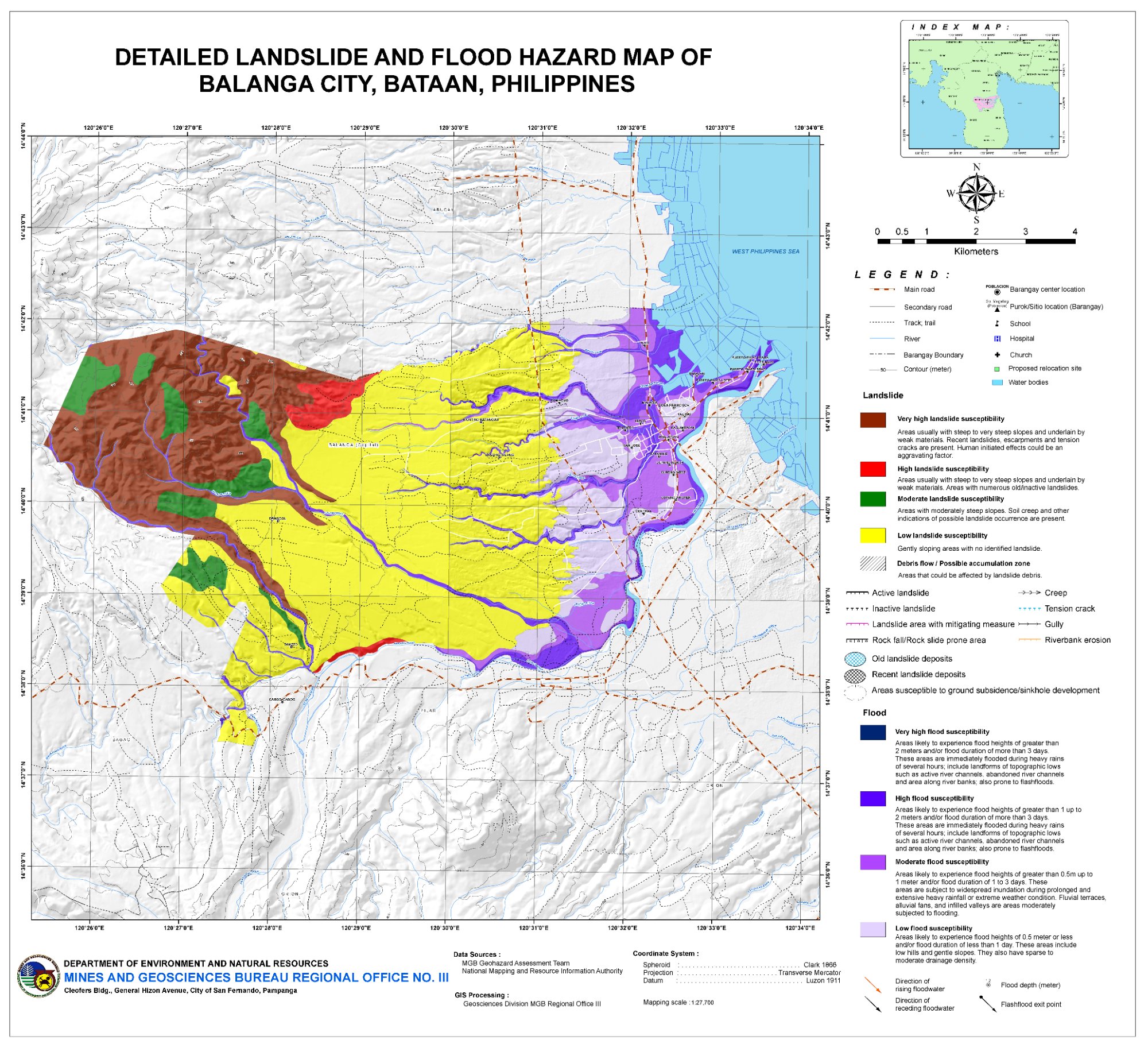 Hazard Map City of Balanga